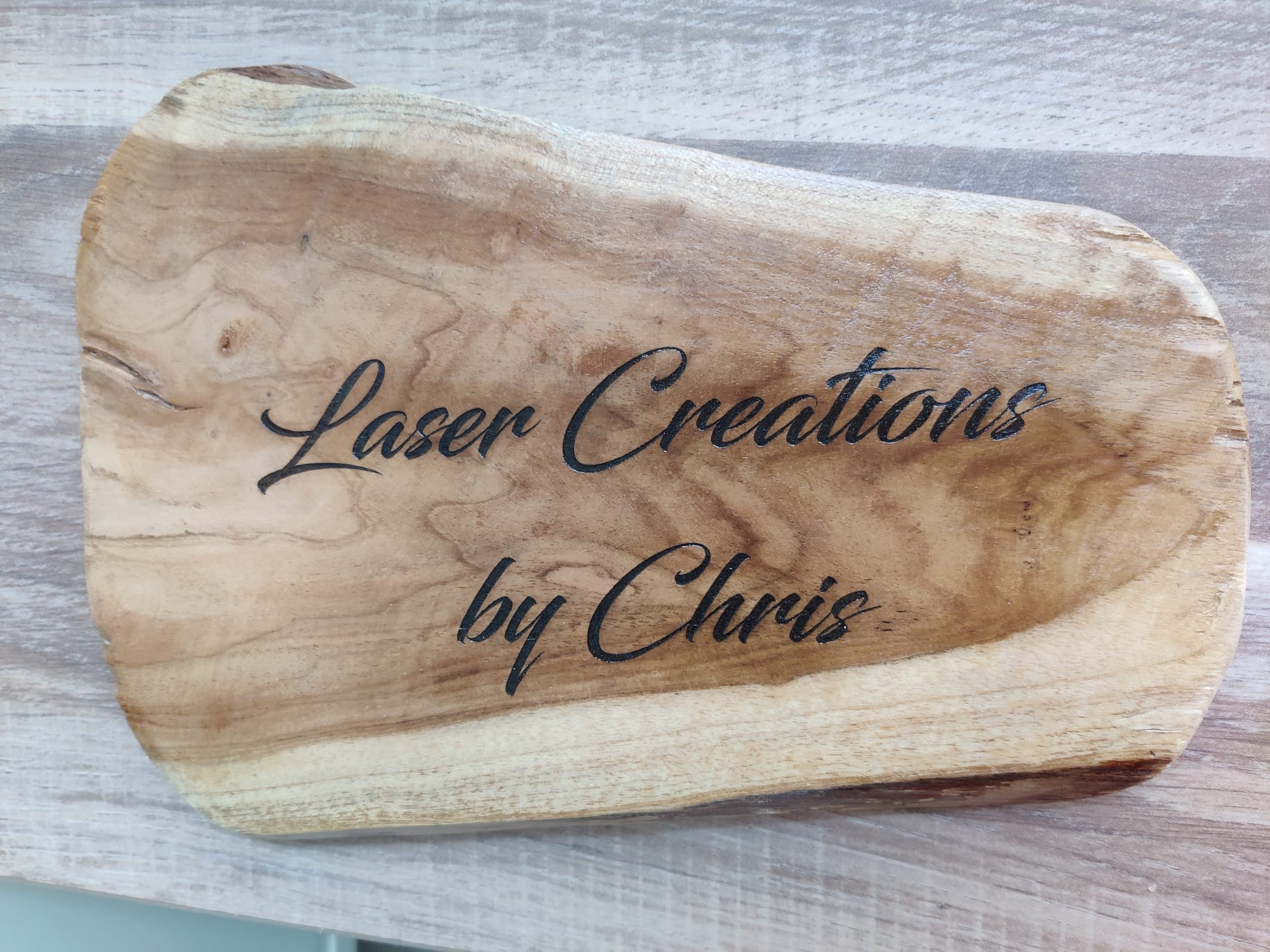 hebben zich vergist Memo beven Teak houten bordje met eigen tekst - Laser Creations by Chris